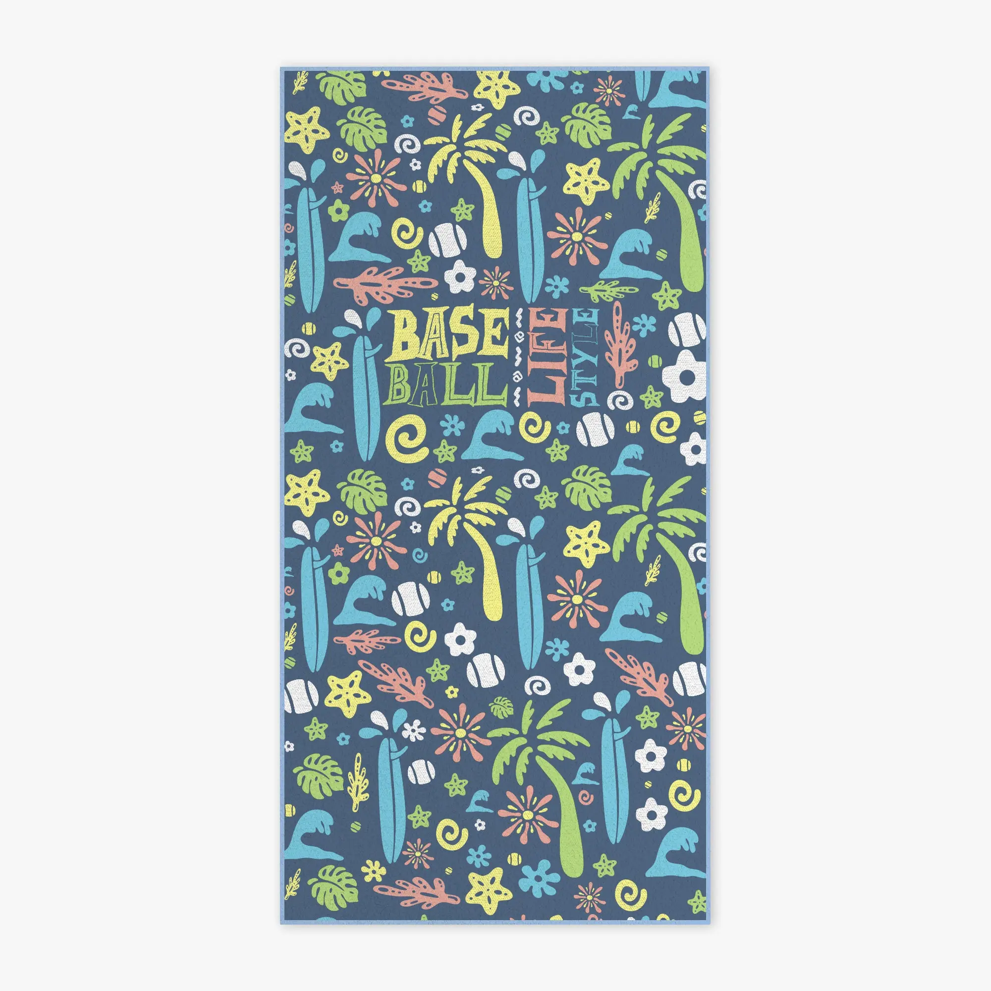 Surfside Slugger Beach Towel
