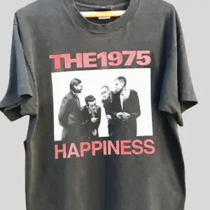 The 1975 Happiness Album Tee Retro Music Band Shirt