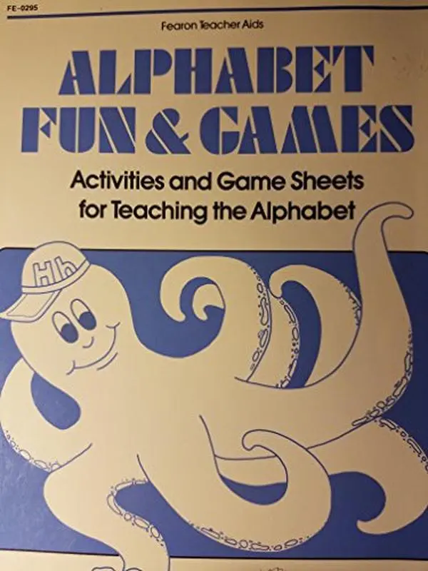USED Book - Alphabet Fun and Games: Activities and Game Sheets for Teaching the Alphabet (Makemaster Blackline Masters) by Jill M. Coudron (Paperback) - english
