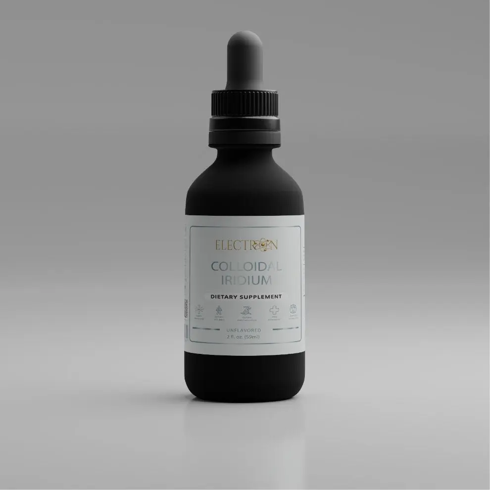 Colloidal Iridium Liquid Supplement | Mood Balance, Brain Cell Support for Men, Women & Children, Mental & Physical Performance, Stress Relief & Energy| All Natural Dietary Supplement