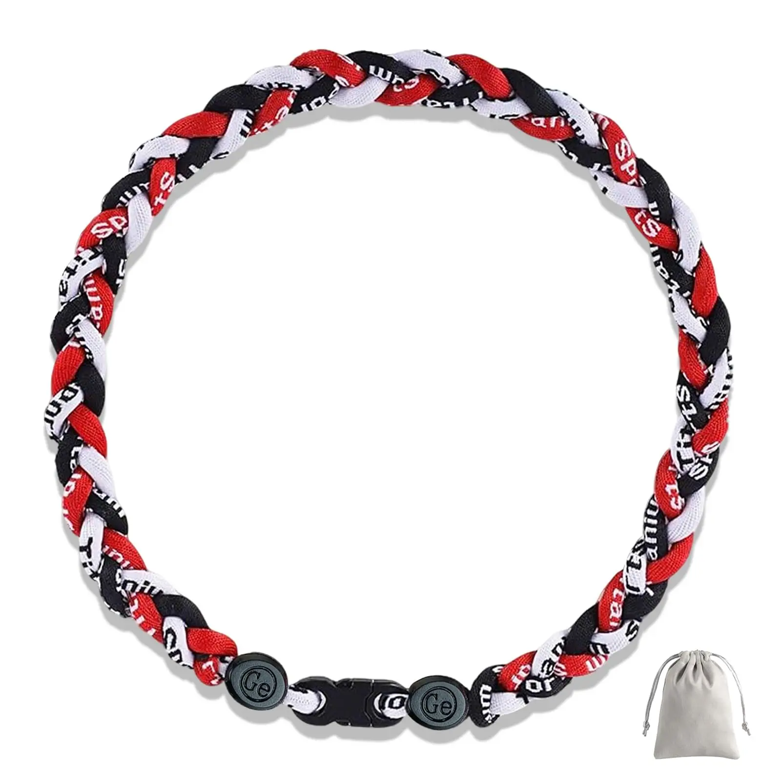 18 Inch Baseball Necklaces Three Braided Rope Tornado Men Women Sports Necklace  Ideal Accessories For Teams And Enthusiasts