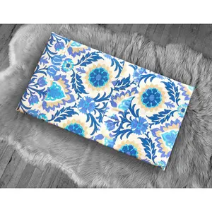 SALE IKEA Bankkamrat, Hemmahos, Stuva Bench Pad Cover  Patchwork Floral Bench Pad Cover