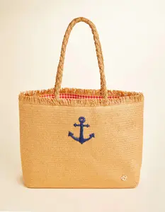 Spartina 449 - Woven Straw Tote Anchor
