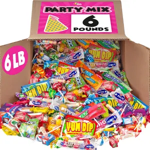 Candy Bulk Assortment - 6 Pounds - Candies Pinata Filler - Birthday Pinata Stuffers - Individually Wrapped - Bulk Candy for Gifting