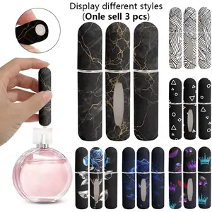 2026 Viral 3-Pack 5ML Refillable Perfume Pens, Leak-Proof, Bottom-Filling Design, Portable Men's Perfume Pen, Travel Essential, Gift for Men