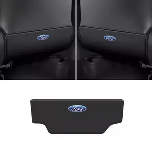 Car Seat Back Protector Mat, Prevent Dirty Anti-Kick Pad, Auto Accessory for Ford Mustang Fiesta Focus Shelby Gt350 Kuga Fusion