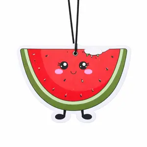 Cute Watermelon Car Air Freshener  | Kawaii Hanging Scent Diffuser for Car, Room & Closet