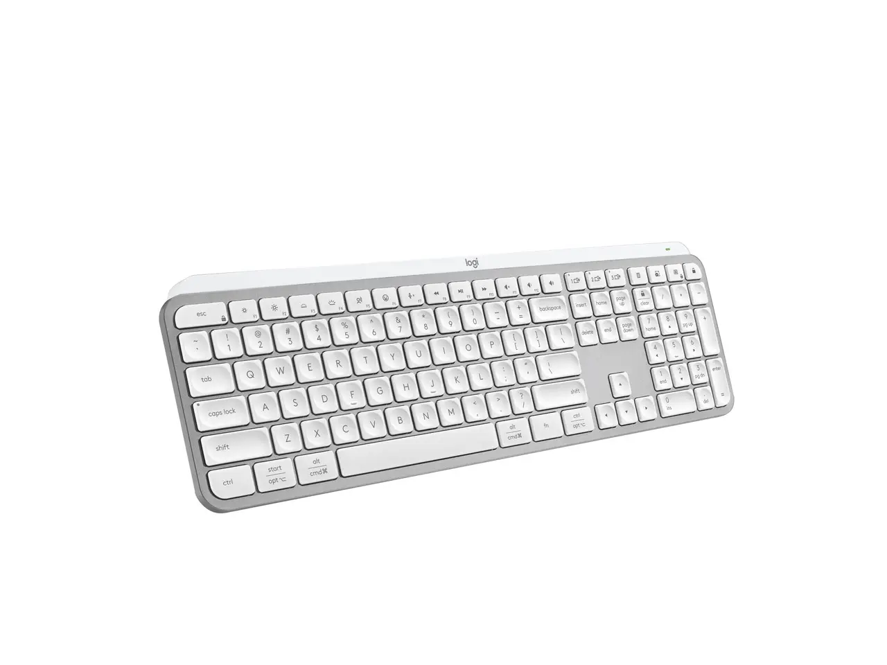 Logitech MX Keys S Wireless Keyboard, Low Profile, Fluid Precise Quiet Typing, Programmable Keys, Backlighting, Bluetooth, USB C Rechargeable, for Windows PC, Linux, Chrome, Mac (Pale Grey)