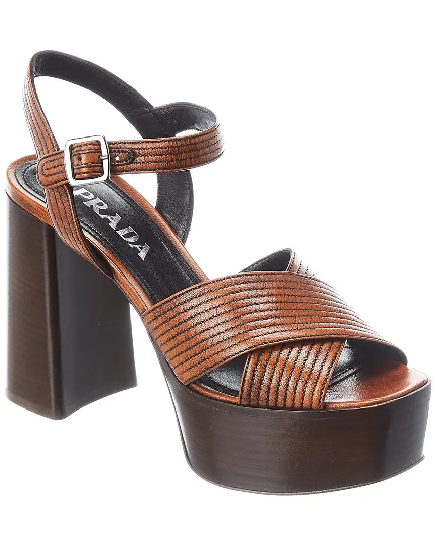 Prada Leather Sandal