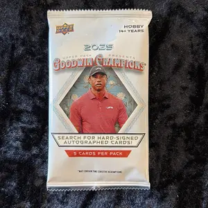 One Pack of 2025 Upper Deck Goodwin Champions Trading Cards
