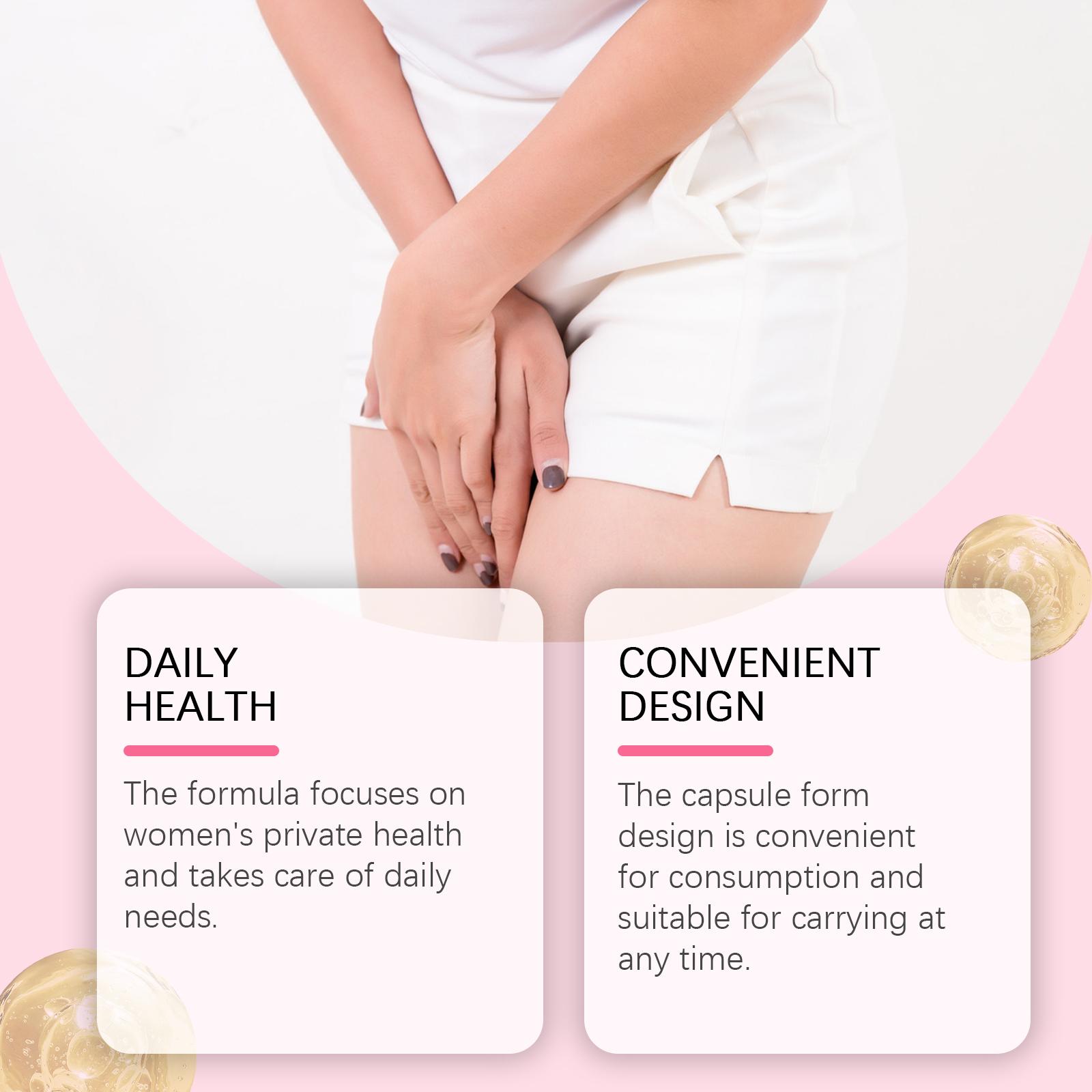 Googeer Women's Vaginal Health Supplement Capsule, Gentle Intimate Care for Women, Supports Feminine Wellness & Comfort, Natural Body Treatment Capsule for Daily Vaginal Health Care, Helps Maintain Balance & Freshness for Women’s Intimate Hygiene