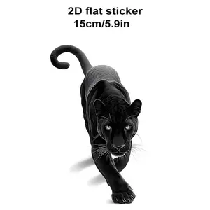 Car stickers are also known as decals. The black panther pattern is suitable for car rear surfaces, motorcycle surfaces, trucks, walls, glass, metal, and ceramic surfaces