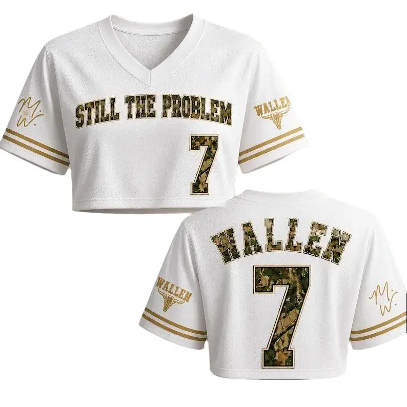 Still The Problem Tour 2026 Crop Top Jersey, Country Concert Crop Baseball Jersey