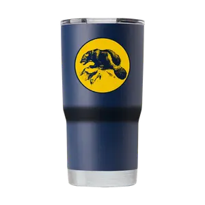 Michigan "College Vault" 20oz "Circle Wolverine" Tumbler