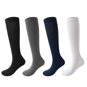 Women's Compression Socks - Sheyeah 4-Pack Mid-Calf Compressive Socks for Running, Travel, Circulation Support, Compression Socks Women