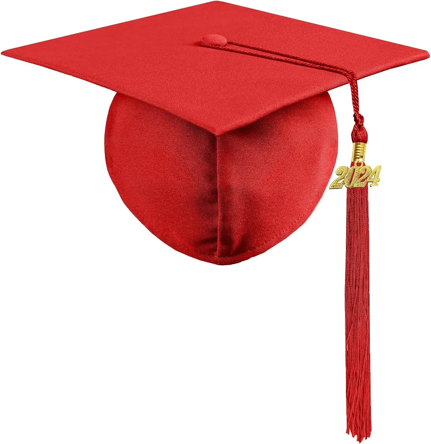 Graduation Cap with 2026 Tassel Year Charm Black Graduation Cap for High School & Bachelor