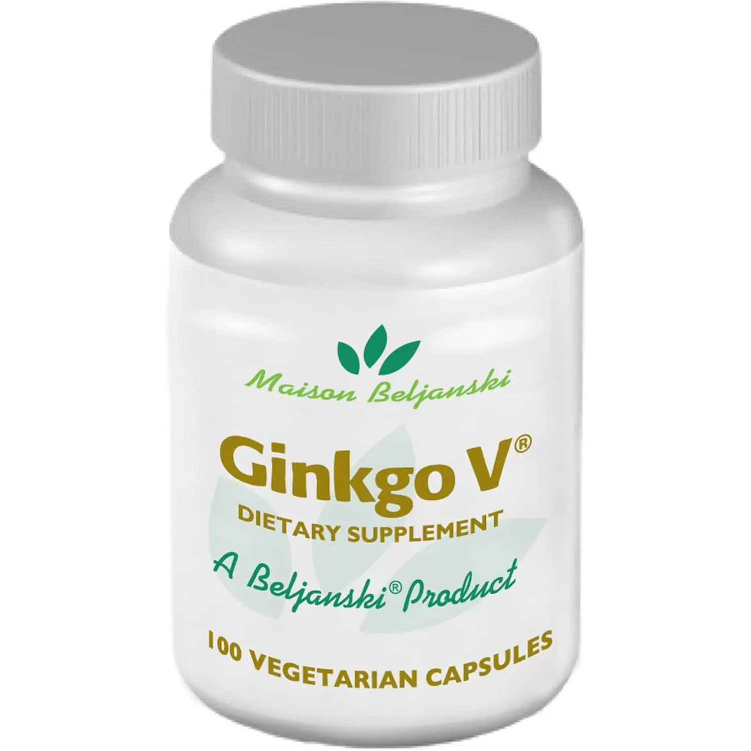 Beljanski Ginkgo V Dietary Supplement Ginkgo Biloba Extract 100 Capsules