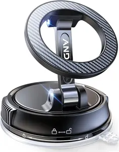 AND Car Phone Holder for Magsafe 78+LBS Strongest Suction 2400gf Magnetic 360° Adjustable Mount for iPhone 16 Pro Max 15 14 13 12 Plus Carbon Fiber Design