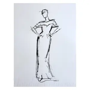 Ink Sketch by Natalia Votinova 9x12 - Original Artwork – Signed