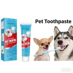 Dog Toothpaste Mint for Dogs and Puppies Fresh Breath Dental Kit for Pets Dog Toothpaste Mint Teeth Cleaning for Dogs