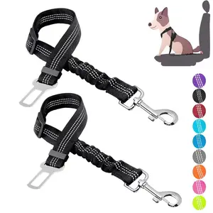 summerwins Adjustable Retractable Pet Car Safety Leash, Durable Reflective Dog Harness, Universal Fit for All Sizes, Summer Pet Gift Idea