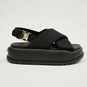 Alonso Black Women`s Summer Casual Sandals