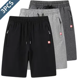 Men’s summer loose-fit 5-inch shorts, moisture-wicking breathable outdoor athletic shorts, multi-pack casual versatile high-stretch loungewear with a non-restrictive elastic waistband