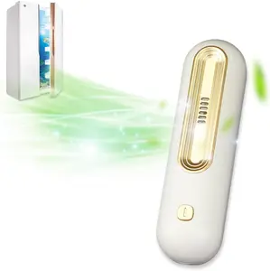 USB Rechargeable Fridge Deodorizer - Portable & Reusable Refrigerator Freshener, Odor Eliminator for Car, Closet & Wardrobe, Way Better Than Baking Soda & Charcoal Bags