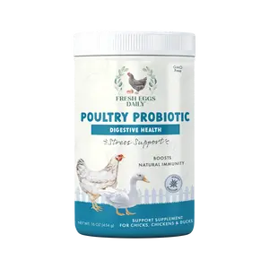 Health Extension Fresh Eggs Daily Poultry Probiotics Chicken & Duck Supplement 16 oz