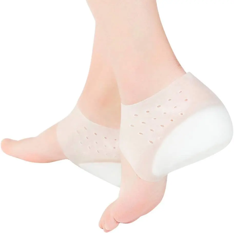 1.25 Inch Invisible Height Increase Insoles for Men and Women Lightweight Medical Grade Silicone Heel
