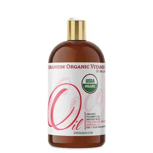 Dr Joe Lab Vitamin E Oil for Skin, Organic Vitamin E Oil for Hair, Face, Liquid Vitamin E, Vitamin E Body Oil, 100% Pure Natural Cold Pressed Unrefined, Moisturizes & Nourishes, Non GMO