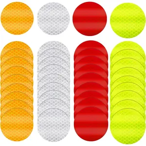 40 count Dot Reflective Tape Sticker  Reflector Stickers Safety Night Visibility  Reflector Sticker for , Bicycles, , Clothing