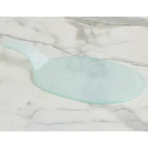 Etu Home Mini Glass Oval Cheese Tray