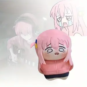 10CM Kawaii Cartoon Anime Bocchi the Rock Peripheral Cotton Plush Doll Pendant Keychain Stuffed Starfish Body Birthday Gift Toys