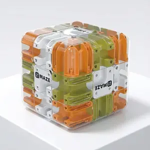 Maze 3D Western Puzzle Cube Ball for Adults & Kids - Logical Thinking Labyrinth Puzzle Brain Teaser Game