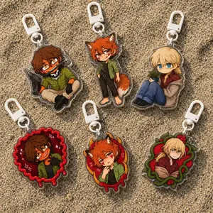 YKMET/BTD Acrylic Keychains, Strade Ren Lawrence Chibi Fan Art, Bag Charm Gift