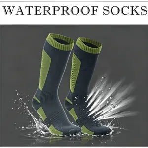 Waterproof Breathable  Socks| Mid-to-high Tube Ski Hiking Thermal Socks for Men Women