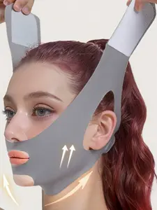 1pc V-Shaped Bandage for Family Use, Anti-Snoring Chin Strap, Lifts and Tightens, Facial Shaping, Suitable for Running, Jumping Rope, Daily Wear