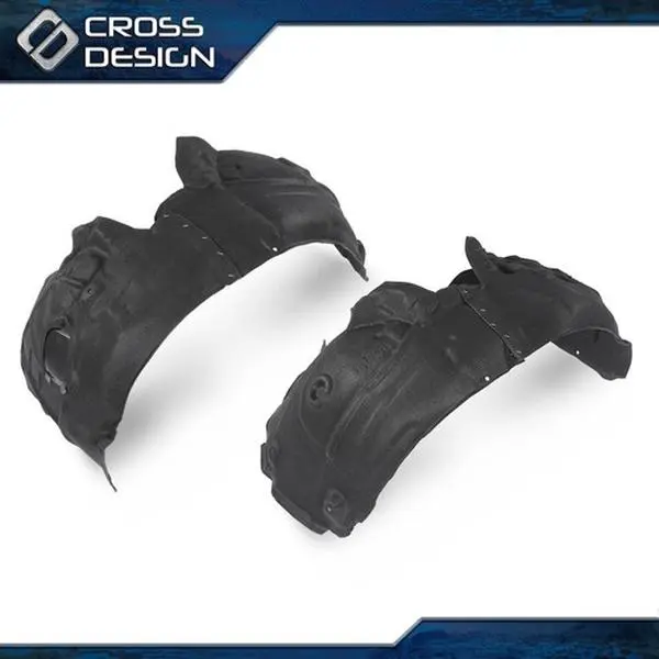 CROSSDESIGN New Pair 2* Front Inner Fender Liner, Cotton Material, Vehicle Specific Fit for 2012-2016 Audi A6/A6 Quattro (LH & RH), Direct Pricing