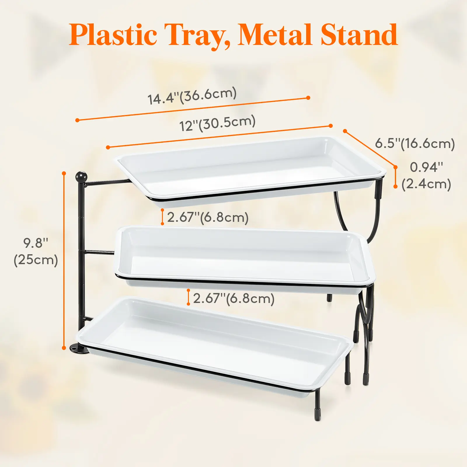 Rotatable 12", Black