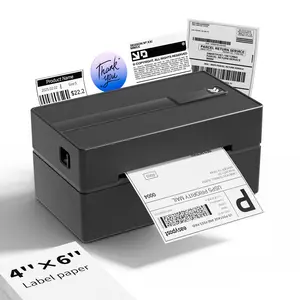 Shipping Label Printer Bluetooth Thermal Label Printer - 4x6 Thermal Printer for Small Business, Compatible with iPhone, Android, Amazon, Shopify, UPS