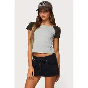 Liva Contrast Raglan T Shirt