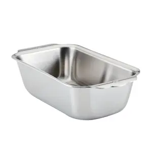 Hestan Provisions Stainless Steel OvenBond Tri-ply 1-Pound Loaf Pan