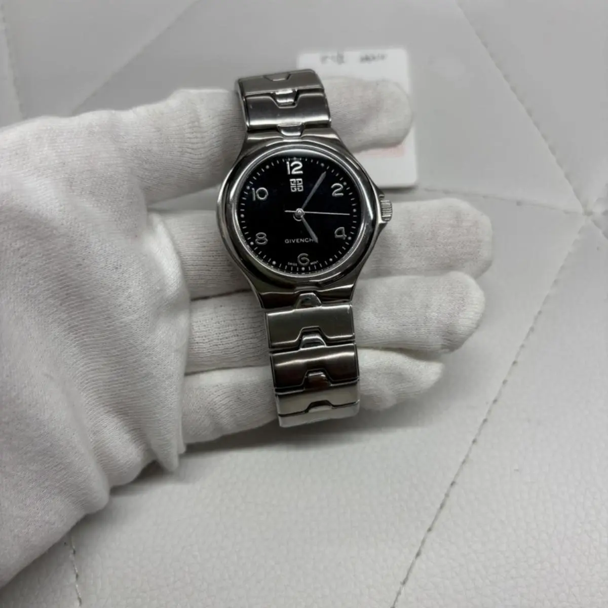 Pre-owned GIVENCHY As Shown Shoulder Bags Vintage Paris Stainless Steel Quartz Watch 18cm 11645