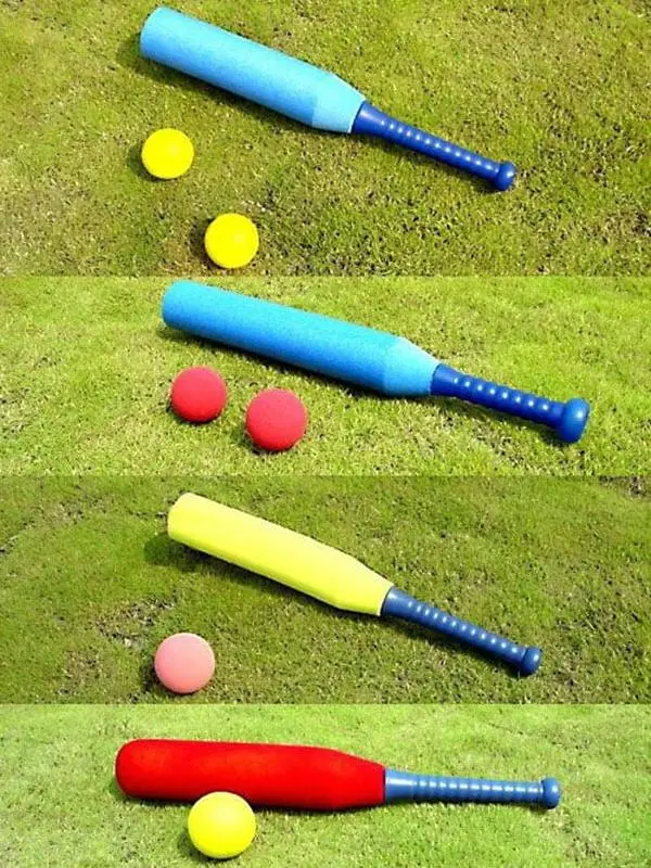 212 MAIN Soft Foam Small Baseball Set - 2 per Pack, 89mm Lightweight Portable Baseballs