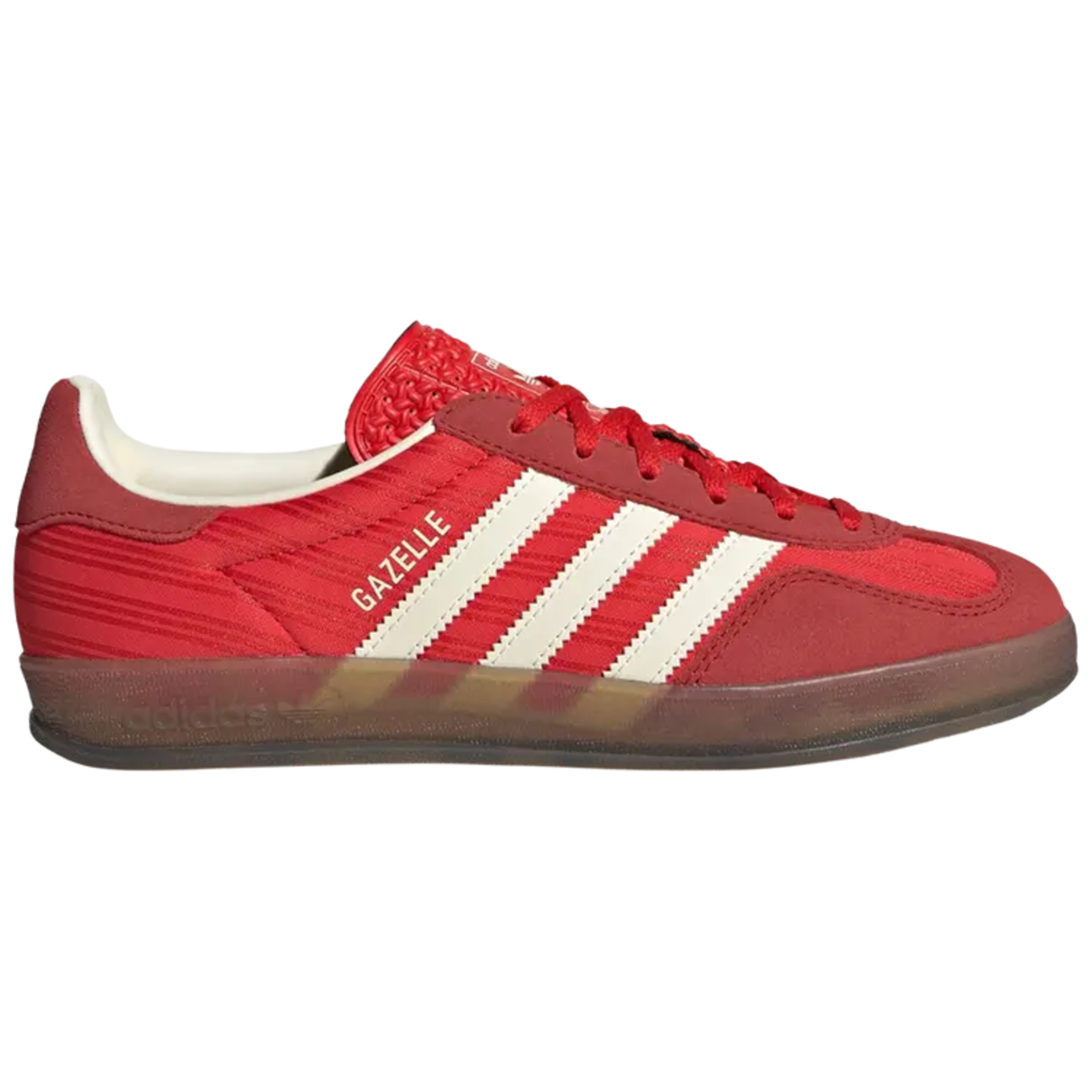 adidas Gazelle Indoor Red Better Scarlet Cream White JS1411 Women's Fashion Shoes New