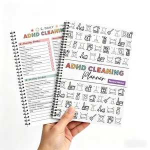 ADHD Cleaning Planner – A Neurodivergent-Friendly System to Beat Cleaning Overwhelm, Stop Procrastination, and Build Stress-Free Habits with Simple, Step-by-Step Checklists for Every Room in Your Home