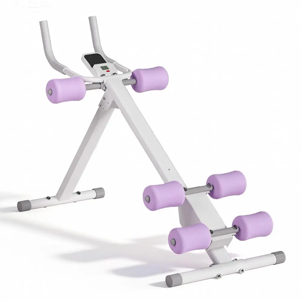 UMAY Ab Trainer, Adjustable Ab Workout Machine for Abs Workout at Home Gym, Foldable Lilac Pink Abdominal Trainer for Stomach Workout, SummerVibes outdoorfun,Summerwins