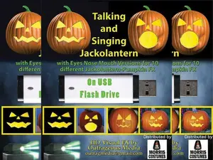 Pumpkins Talking & Singing Digital Usb