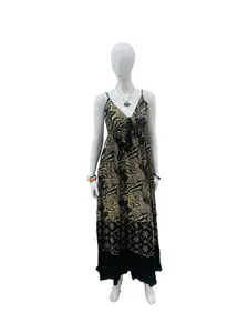 Nela Sleeveless Boho Maxi Dress